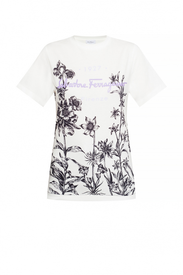 Salvatore deals Ferragamo floral t shirt